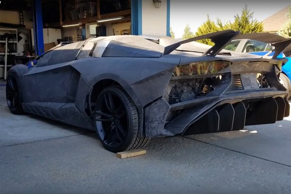 Peças foram impressas em 3D, mas o plástico foi envolvido por fibra de carbono (Foto: Reprodução) — Foto: Auto Esporte
