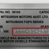O que significam as letras e números do chassi do carro?